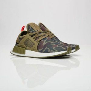 Men's Adidas NMD XR1 Duck Camo Olive Cargo shoes
